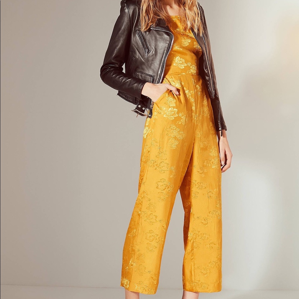 Urban Outfitters Lily Jacquard Jumpsuit, Size 2